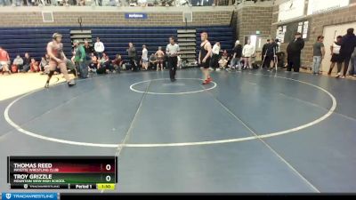 220/HWT Semifinal - Thomas Reed, Payette Wrestling Club vs Troy Grizzle, Mountain View High School