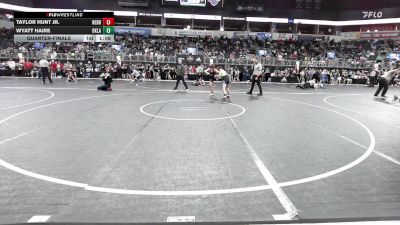 92 lbs Quarterfinal - Taylor Hunt Jr., Nebraska Boyz vs Wyatt Haire, Oklahoma Phantom Wrestling Club