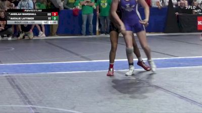 120 lbs Quarterfinal - Natalie Lattimer, Pittsburg vs Akeilah Marshall, RSA Red Storm