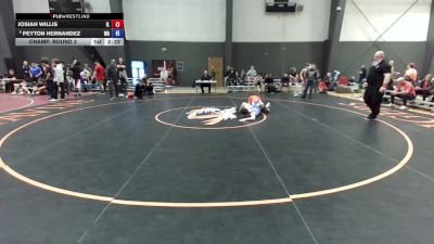 Junior Boys FS - 132 lbs Champ. Round 3 - Josiah Willis, IL vs Peyton Hernandez, WA