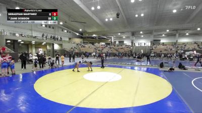 105 lbs Champ. Round 1 - Zane Dobson, Blackman Wrestling vs Sebastian Martinez, Iron Knights