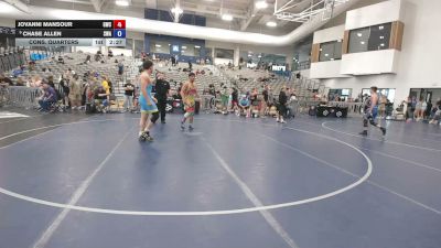 190 lbs Cons. Quarters - Jovanni Mansour, GWC vs Chase Allen, Sanderson Wrestling Academy