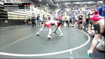 73 lbs Round Of 16 - Brantley Brunger, Raw Wrestling Club vs Christopher Gross, Redskins Wrestling Club