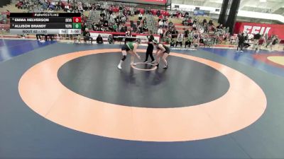 180 lbs Quarterfinal - Allison Brandt, York vs Emma Helverson, Delaware Valley