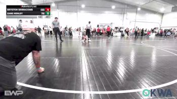 61 lbs Semifinal - Bryston Brimacomb, Checotah Matcats vs Zane Henley, Tahlequah Wrestling Club