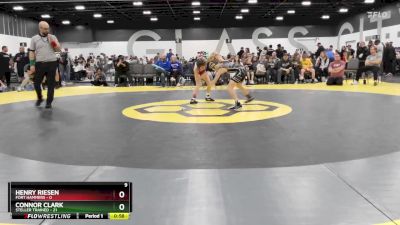 80 lbs Round 2 (6 Team) - Connor Clark, Steller Trained vs Henry Riesen, Fort Hammers