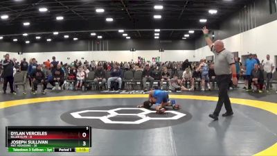 85 lbs Round 2 (6 Team) - Joseph Sullivan, Mat Assassins vs Dylan Verceles, Killer Elite