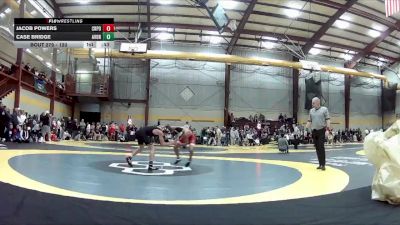 120 lbs Cons. Round 2 - Case Bridge, Avon vs Jacob Powers, Crown Point