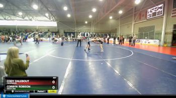 120 lbs Semifinal - Corbyn Robison, Westlake vs Cody Dalebout, California