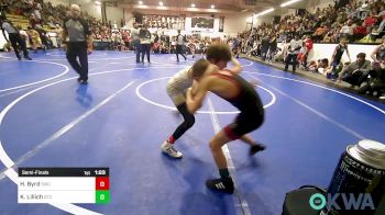 61 lbs Semifinal - Hagen Byrd, Salina Wrestling Club vs Kaycen Lillich, Grove Takedown Club