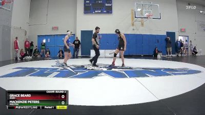 132 lbs Champ. Round 2 - Mackenzie Peters, Preston vs Grace Beard, Rigby