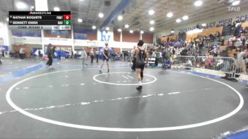 132 lbs Cons. Round 3 - Nathan Boquete, Paramount vs Bennett Owen, Marina