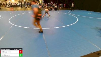 5th - 6th grade - 70 Champ. Round 1 - Hank Shinn, Sebolt Wrestling Academy vs Ryker Shafer, Big Game Wrestling Club