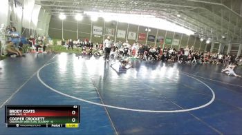 63 lbs Round 3 (4 Team) - Brody Coats, Bear Cave vs Cooper Crockett, Sanderson Wrestling Academy