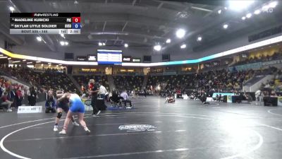 145 lbs Cons. Round 4 - Madeline Kubicki, Presbyterian vs Skylar Little Soldier, Grand Valley State