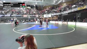 135 lbs Champ. Round 1 - Lillian Gradig, Hoisington HS vs Madi Cope, Erie Hs