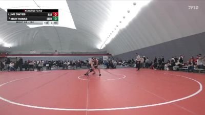 184 lbs Champ. Round 1 - Matt Kubas, Unattached Northwestern vs Luke Dwyer, Manchester