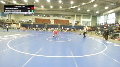 174 lbs Cons. Round 3 - Owen Windram, Cortland vs Santino Palmisano, Oneonta State