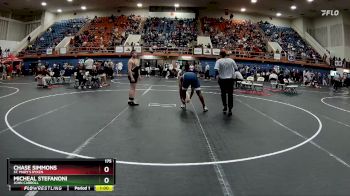 175 lbs Cons. Round 2 - Chase Simmons, St. Mary`s Ryken vs Micheal Stefanoni, John Carroll