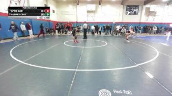 Girls 115 lbs Champ. Round 1 - Audrey Cruz, Greenfield Girls vs April Gao, Saint Francis&nbsp;Girls