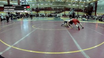 126 lbs Cons. Round 2 - Riley Sumner, Lafayette vs Austin Carfley, Bishop McCort