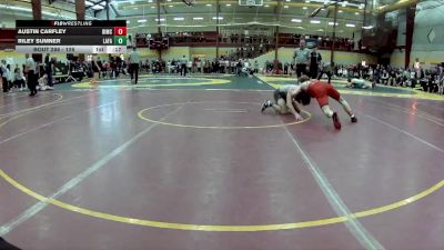 126 lbs Cons. Round 2 - Riley Sumner, Lafayette vs Austin Carfley, Bishop McCort