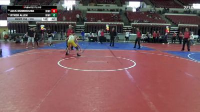 116 lbs 2nd Place Match - Ryker Allen, Team Real Life vs Jack Morehouse, Glasgow Wrestling Club