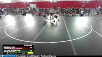 130 lbs Quarterfinal - Michael Alexander, Warrior Warehouse vs Brogan Mick, Fennimore Wrestling Association