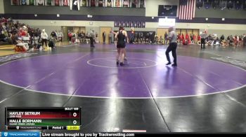 135 lbs Cons. Semi - Halle Bormann, Clear Creek-Amana vs Hayley Setrum, Linn-Mar