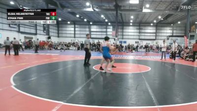132 lbs 1 - Elgia Helmstetter, TRIANGLE WRESTLING CLUB vs Ethan Finn, PINECREST