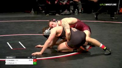 184 lbs Rr rnd 1 - Zack Zavatsky, Virginia Tech vs Kendall Eflstrum, Princeton University