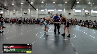 190 lbs Round 1 (4 Team) - Avery Miller, Trojan WC vs Devin Phillips, Youngstown Elite