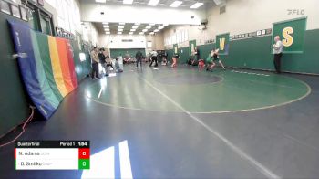 152 lbs Quarterfinal - Dylan Smitko, Chaparral vs Nathan Adams, Oceanside