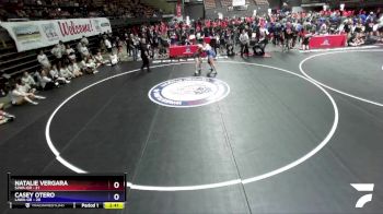 155 lbs Round 3 (16 Team) - Natalie Vergara, SJWA-GR vs Casey Otero, LAWA-GR