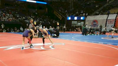 105 Class 1 lbs Semifinal - Nico Brooks, Hillsboro vs Zolah Williams, Kearney