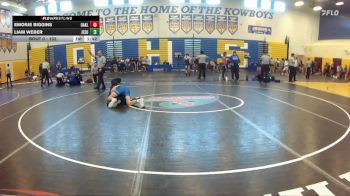 132 lbs Cons. Round 3 - Emorje Biggins, Oakleaf vs Liam Weber, Jesuit