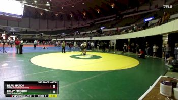 Rookie 6-8 130 3rd Place Match - Kelly Mcbride, Norfolk Academy vs Beau Hatch, Grizzly Wrestling Club