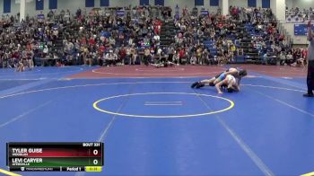 138 lbs Cons. Round 2 - Levi Caryer, AYERSVILLE vs Tyler Guise, Woodlan