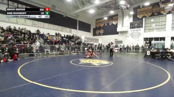 132 lbs Cons. Round 2 - Jude Woodruff, Cerritos vs Brock Gratias, Mater Dei