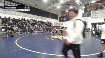 138 lbs Quarterfinal - Julian Espinoza, Cerritos vs Rufus Ekberg, Santa Monica