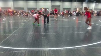 110-112 lbs Round 4 - Heavyn **Woods, El Paso Wildcats vs Corinne Rhodes, Wild Ponies