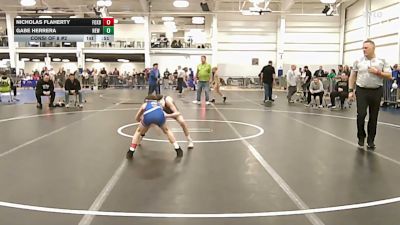 81 lbs Consi Of 8 #2 - Nicholas Flaherty, Foxboro vs Gabe Herrera, New England Gold WC