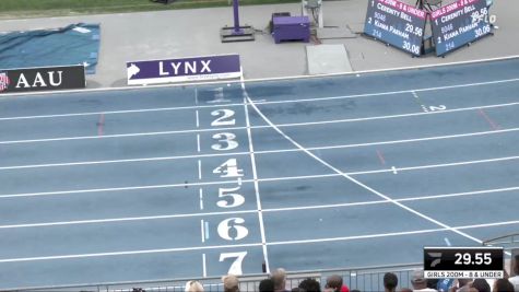 Youth Girls' 200m Championship, Semi-Finals 2 - Age 8