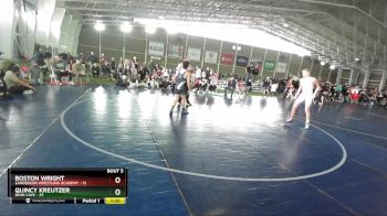 135 lbs Round 3 (4 Team) - Quincy Kreutzer, Bear Cave vs Boston Wright, Sanderson Wrestling Academy