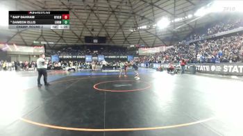 Boys 2A 215 lbs Champ. Round 2 - Saif Dahham, Nathan Hale vs Dameon Ellis, Lindbergh