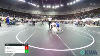 110 lbs Round Of 16 - Colton Black, Sallisaw JH vs Stryker Keeton, Hennessey Takedown Club