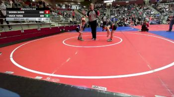 67 lbs Semifinal - Boden Davis, Honey Badger Wrestling Club vs Huck Yates, Mighty Bluebirds Wrestling