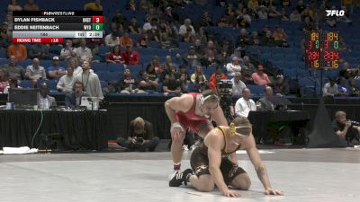 184 lbs Round 1 (16 Team) - Dylan Fishback, Ohio State vs Eddie Neitenbach, Wyoming