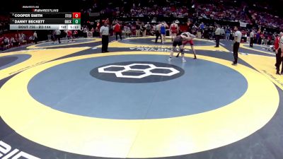D2-144 lbs Quarterfinal - Danny Beckett, Buckeye vs Cooper Smith, Steubenville