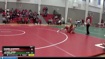 157 lbs Finals (2 Team) - Ramiro Guerrero, Olivet College vs Jayden Jones, Ohio Northern